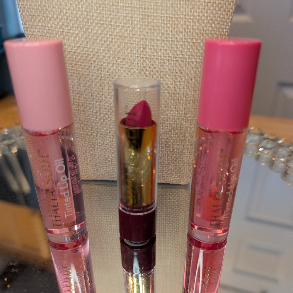 Thalia Sodi Lip Oil and Lipstick Trio New - Picture 2 of 4